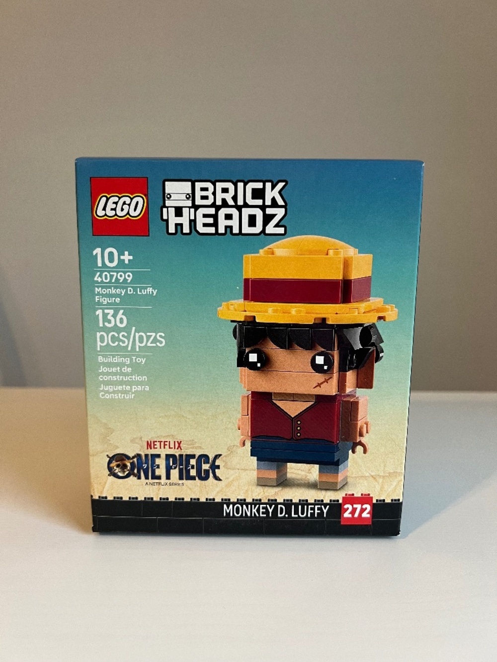 Lego 40799 Brickheadz Monkey D. Luffy figure